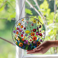 Wildflowers Stained Glass Suncatcher